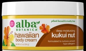 Alba Botanica Hawaiian Deep Moisturizing Body Cream (kukui Nut)