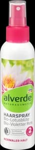 alverde Haarspray Bio-Lotusblüte Bio-Violetter Reis
