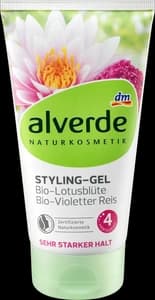 alverde Styling-Gel Bio-Lotusblüte Bio-Violetter Reis