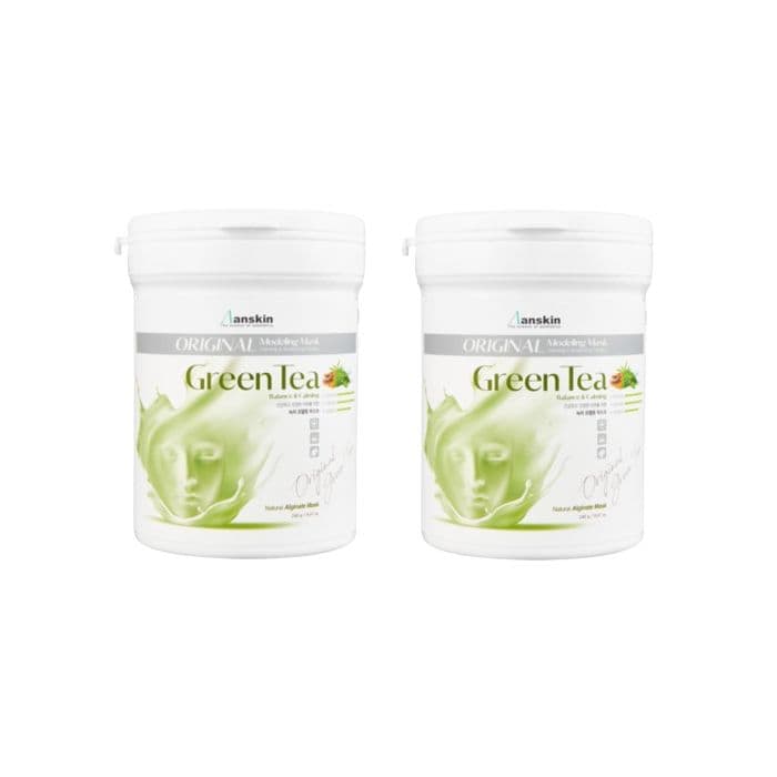 Anskin Modeling Mask - (240g) - Green Tea (2ea) Set (New)
