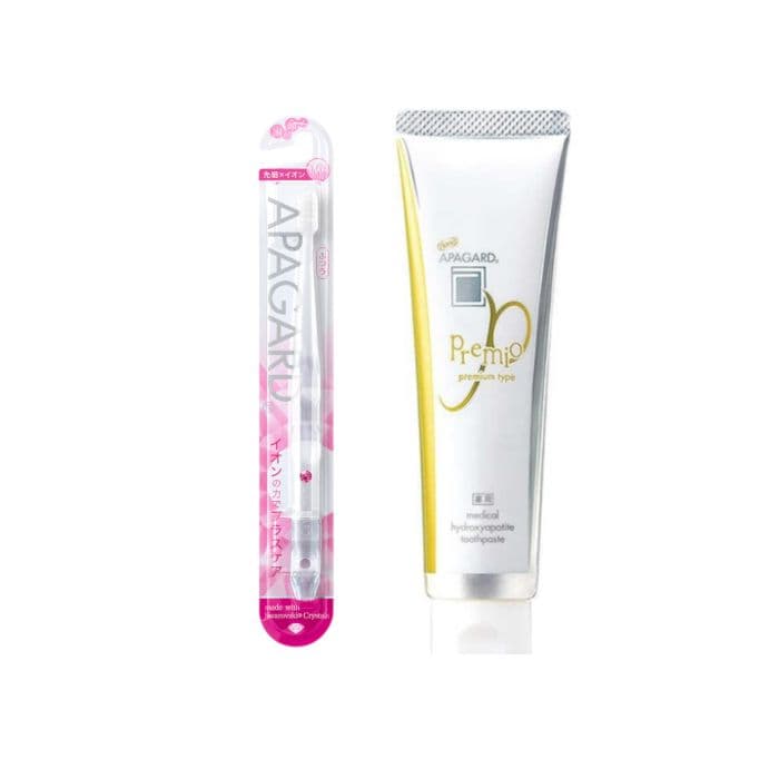 APAGARD Premio Toothpaste - 105g (1ea) + APAGARD - Crystal Toothbrush - 1pc - Random Color (1ea) Set
