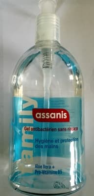 Gel antibactérien sans rinçage
