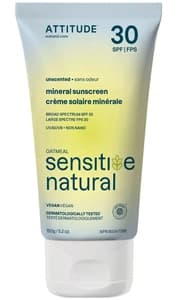ATTITUDE Attitude Mineral Sunscreen For Sensitive Skin