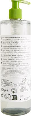 Auchan baby cosmos bio - eau nettoyante micellaire - sans rincage visage et corps - bébé - 492 ml