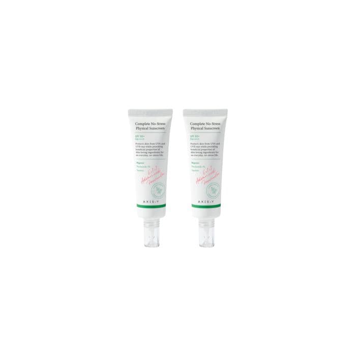 AXIS-Y Complete No Stress Physical Sunscreen SPF50+ PA++++ - 50ml (2ea) Set