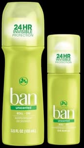 Ban Roll-On Antiperspirant Deodorant