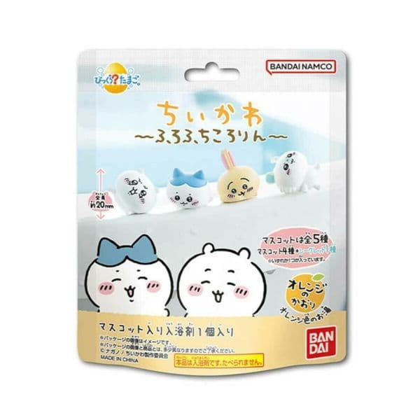 Bandai Surprise? Chiikawa Bath Rolling Egg Orange Scent - 1 pc