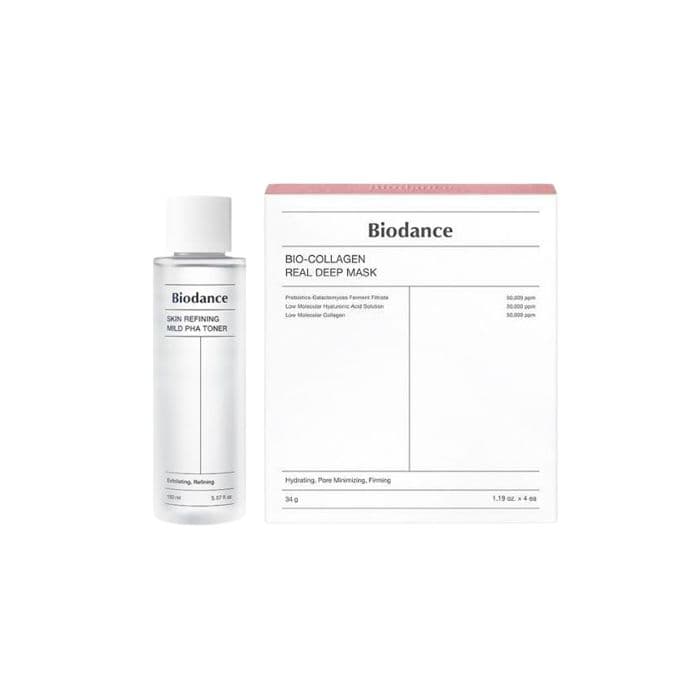 Biodance First Synergy Toner - 150ml + Bio-Collagen Real Deep Mask - 4pcs
