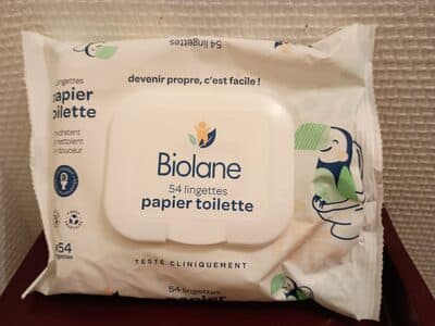 lingettes papier toilette