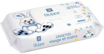 Lingettes visage et main sans alcool