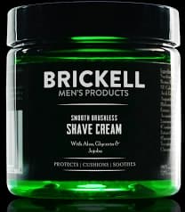 Brickell Men's Products Smooth Brushless Shave Cream For Men