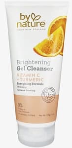 By Nature Brightening Gel Cleanser With Vitamin C + Turmeric