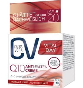 CadeaVera CV Vital Day Q10 Anti-Falten Creme LSF 20