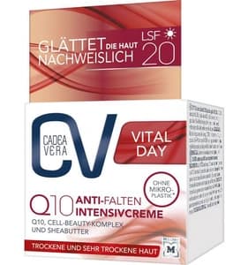 CadeaVera CV Vital Day Q10 Anti-Falten Intensivcreme LSF 20