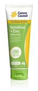 Cancer Council Cancer Council Sensitive + Zinc Spf50