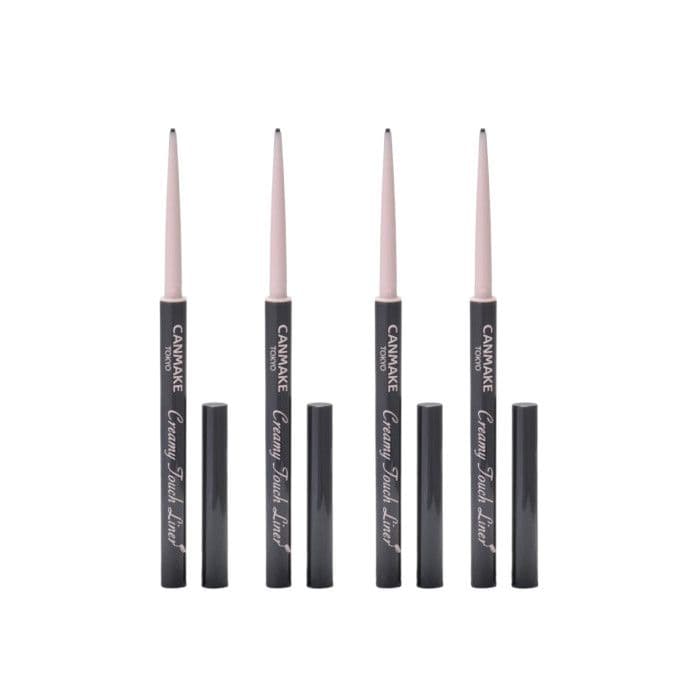 CANMAKE Creamy Touch Liner - 0.08g - 01 Deep Black (4ea) Set