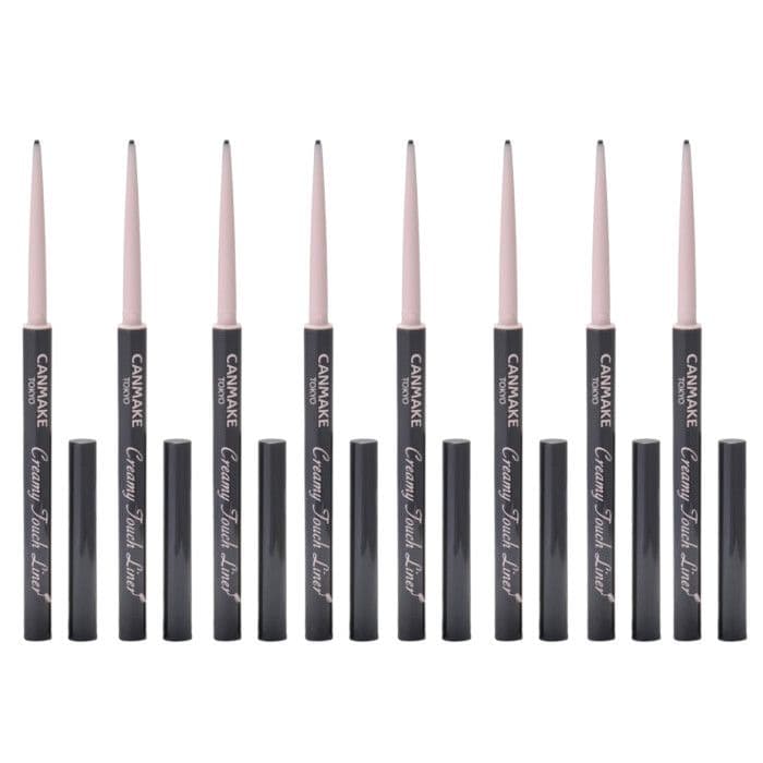 CANMAKE Creamy Touch Liner - 0.08g - 01 Deep Black (8ea) Set