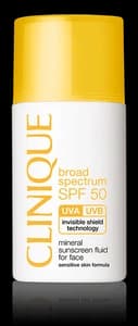 Clinique Spf50 Mineral Sunscreen Fluid for Face