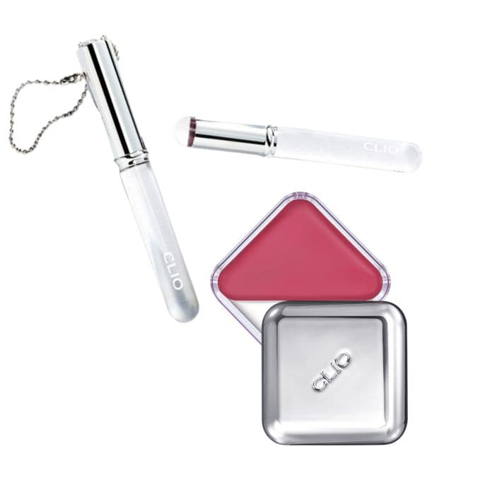 Clio CLIO Essential Lipcheek Tap 04 From Berry + Lip Brush Set