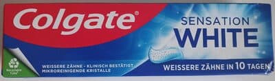 Sensation White, Zahnpasta