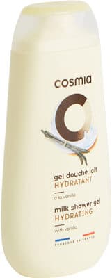 Cosmia gel douche lait hydratant a la vanille