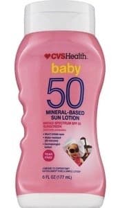 CVS Health CVS Health Baby SPF 50 Mineral-Based Sun Lotion