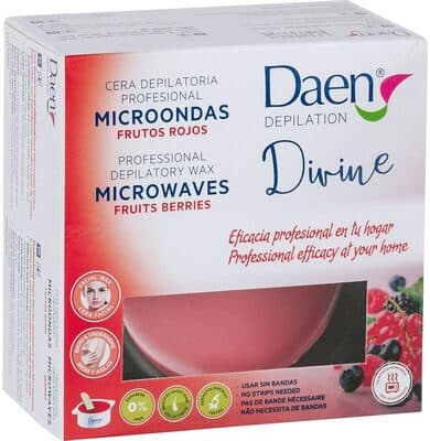 Cera depilatoria profesional microondas frutos rojos