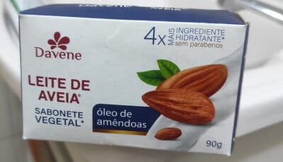 davene Sabonete Vegetal Leite de Aveia Óleo de Amêndoas