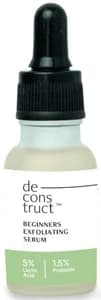 Deconstruct Beginners Exfoliating Serum - 5% Lactic Acid + 1.5% Probiotic