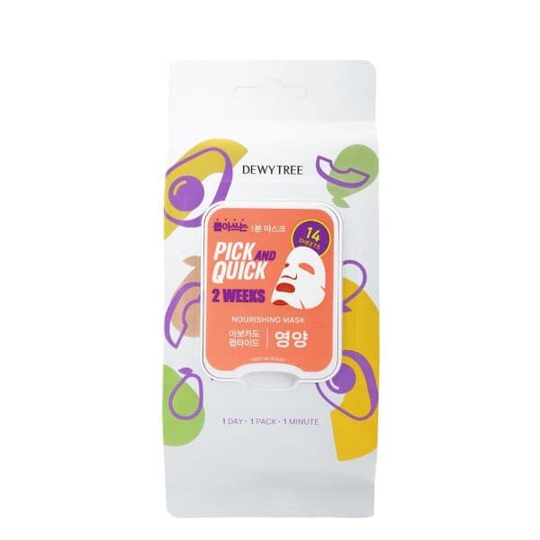DEWYTREE Pick And Quick Nourishing Mask - 14pcs