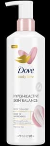 Dove Body Love Hyper-reactive Skin Balance Body Cleanser Fragrance Free