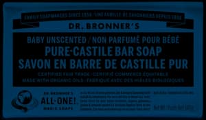 Dr Bronner Pure Castille Bar Soap (unscented)