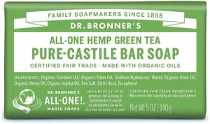 Dr. Bronner's Organic Green Tea Soap Bar