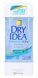 Dry Idea Dry Idea Advanced Dry Unscented Antiperspirant And Deoderant Clear Gel