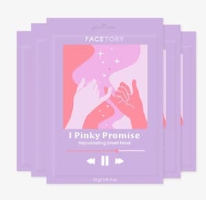 Facetory I Pinky Promise Rejuvenating Sheet Mask
