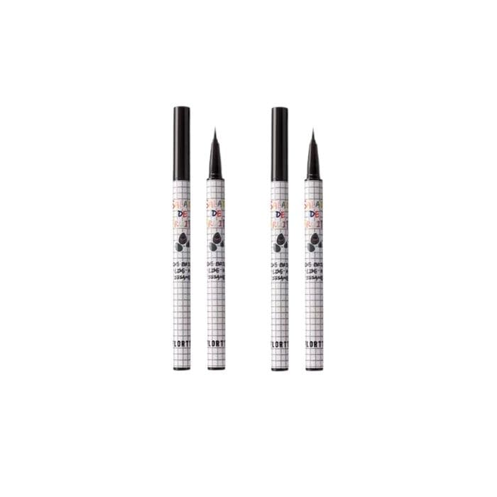 Flortte Salade De Fruits Liquid Eyeliner - 0.5ml - 01 Sesame (2ea) Set