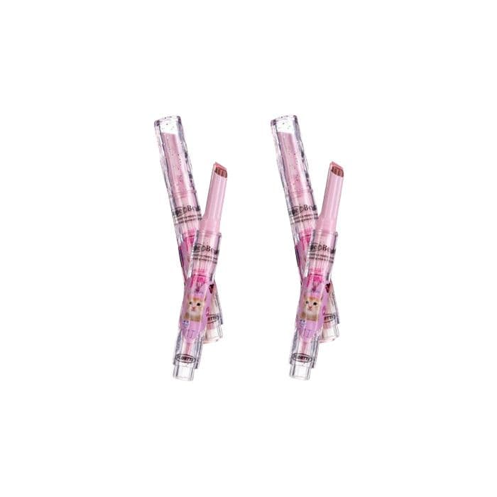 Flortte Special Edition Heart-shaped Lipstick - 1.5g - S05 Hakimi (2ea) Set