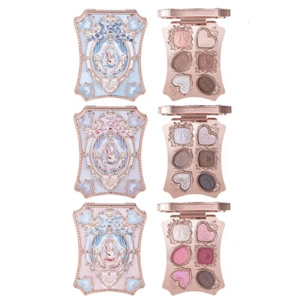 FlowerKnows Bunny Garden 6-Color Makeup Palette - 6.5g