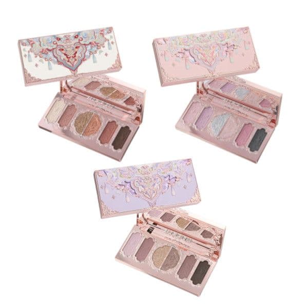 FlowerKnows FlowerKnows Butterfly Cloud Collar Embossed Six-Color Makeup Palette - 6.5g