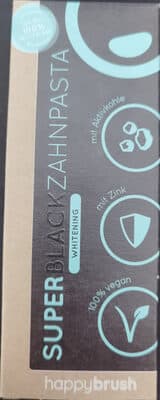 Super black Zahnpasta
