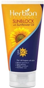 Herbion Naturals Herbion Naturals Sunblock With Sunflower Oil SPF 50