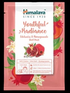 Himalaya Youthful Radiance Edelweiss & Pomegranate Sheet Mask