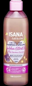 Isana 2in1 Volumen Shampoo & Spülung Veilchen-Extrakt & Bio-Bambus-Extrakt