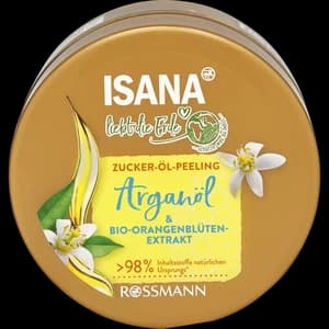 Isana liebt die Erde Zucker-Öl-Peeling Arganöl
