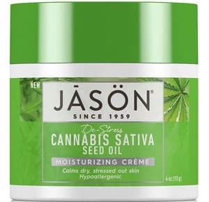 Jason De-Stress Cannabis Sativa Seed Oil Moisturizing Crème