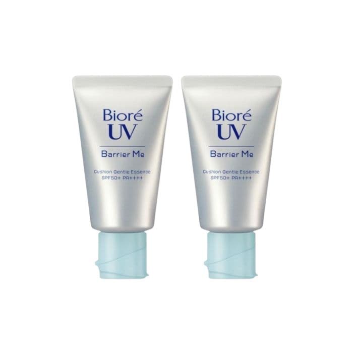 Kao Biore UV Barrier Me Cushion Gentle Essence SPF50+ PA++++ - 60g - 2pcs
