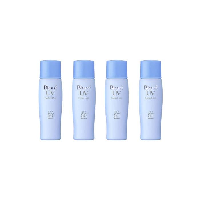 Kao Biore UV Sunscreen Perfect Milk SPF50+ PA++++ - 40ml - 4pcs