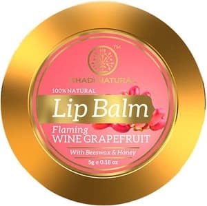 Khadi Natural Khadi Natural Wine Grapefruit Lip Balm- With Beeswax & Honey-5 G