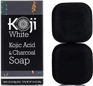 Koji White Kojic Acid & Charcoal Black Soap