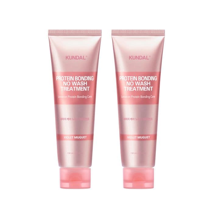 KUNDAL Protein Bonding Care No Wash Treatment - Violet Muguet - 130ml DUO Set